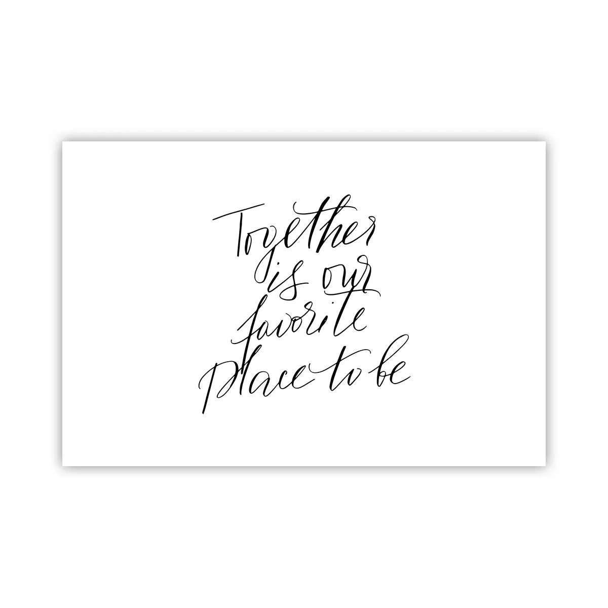 Póster - ¿Tú también lo sientes? - 91x61 cm