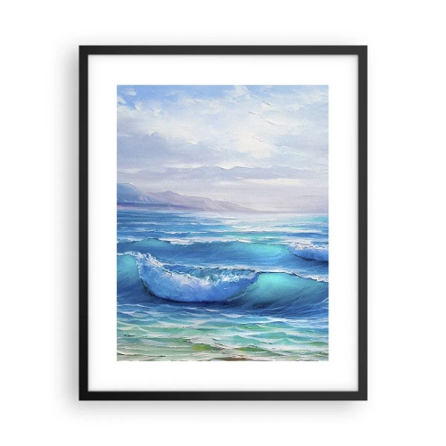 Póster en marco negro - Trae consuelo - 40x50 cm