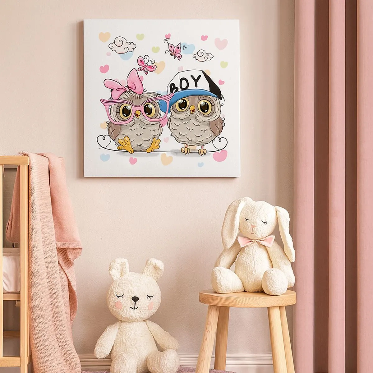 Cuadro sobre lienzo - Impresión de Imagen - El amor - 30x30 cm