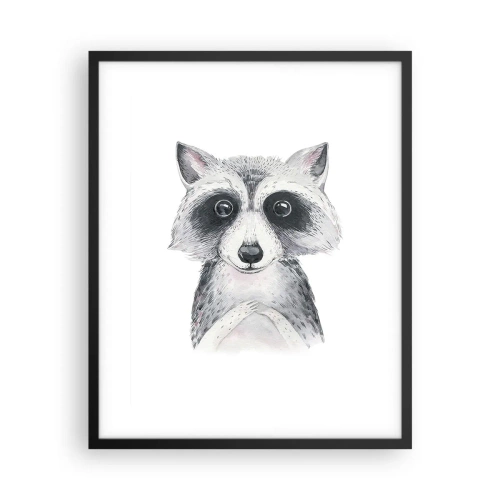 Póster en marco negro - Un momento para la emoción - 40x50 cm