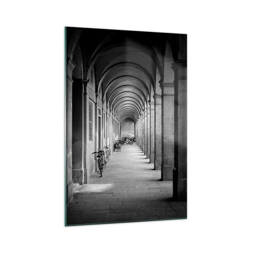 Cuadro sobre vidrio - Impresiones sobre Vidrio - Resguardo bajo los arcos - 70x100 cm