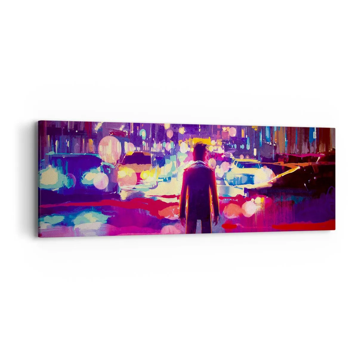 Cuadro sobre lienzo - Impresión de Imagen - Inmerso en la luz - 90x30 cm