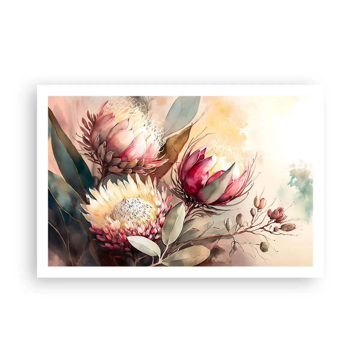 Póster - De perfil y de frente - 91x61 cm