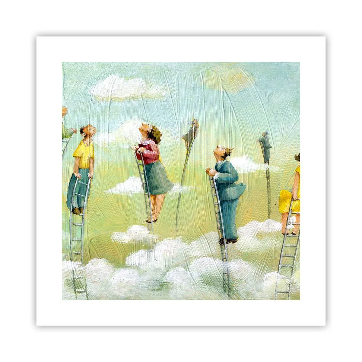 Póster - Sigue tu sueño - 40x40 cm