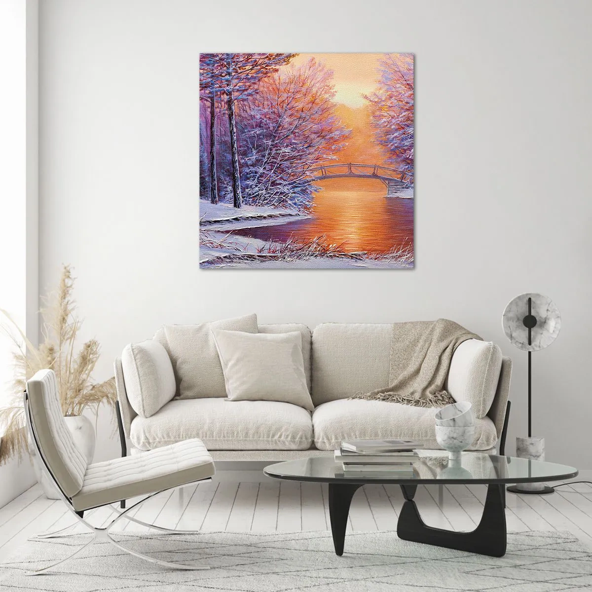 Cuadro sobre vidrio - Impresiones sobre Vidrio - Reunámonos aquí - 70x70 cm