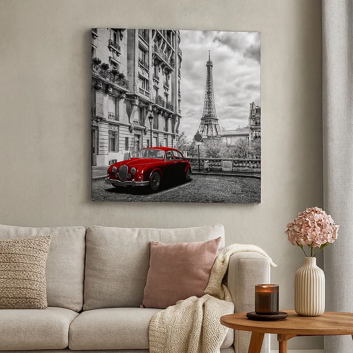 Cuadro sobre lienzo - Impresión de Imagen - Un depredador en la ciudad - 30x30 cm