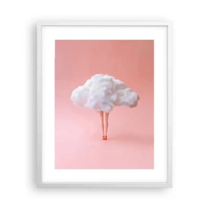 Póster en marco blanco - Dulce promesa - 40x50 cm