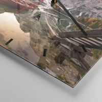 Esfera sin numeración, con rayas