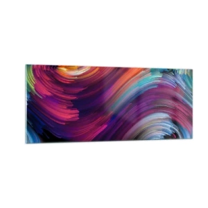 Cuadro sobre vidrio - Impresiones sobre Vidrio - El comienzo de un nuevo mundo - 100x40 cm