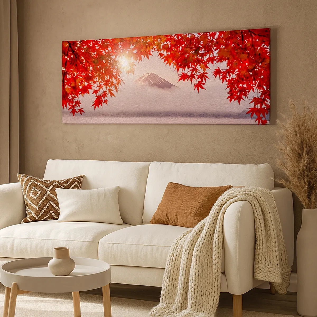 Cuadro sobre lienzo - Impresión de Imagen - Estilo japonés - 30x30 cm