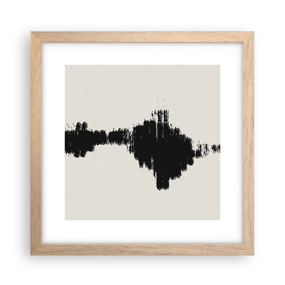 Póster en marco roble claro - Vibraciones de la imaginación - 30x30 cm