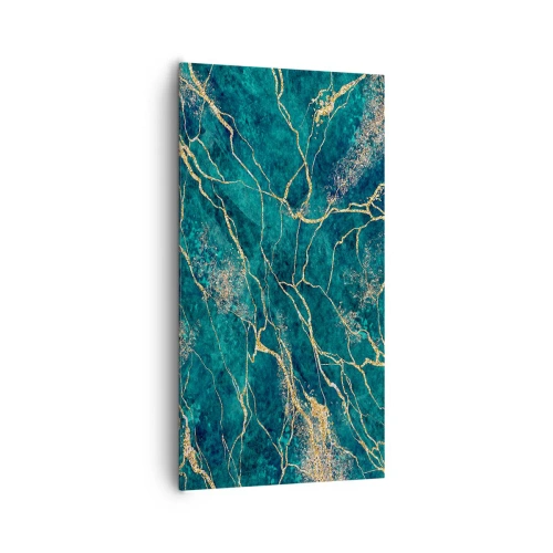 Cuadro sobre lienzo - Impresión de Imagen - Riachuelos de oro - 65x120 cm