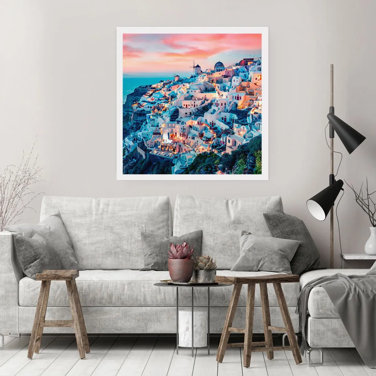 Póster - Vacaciones en Grecia - 30x30 cm