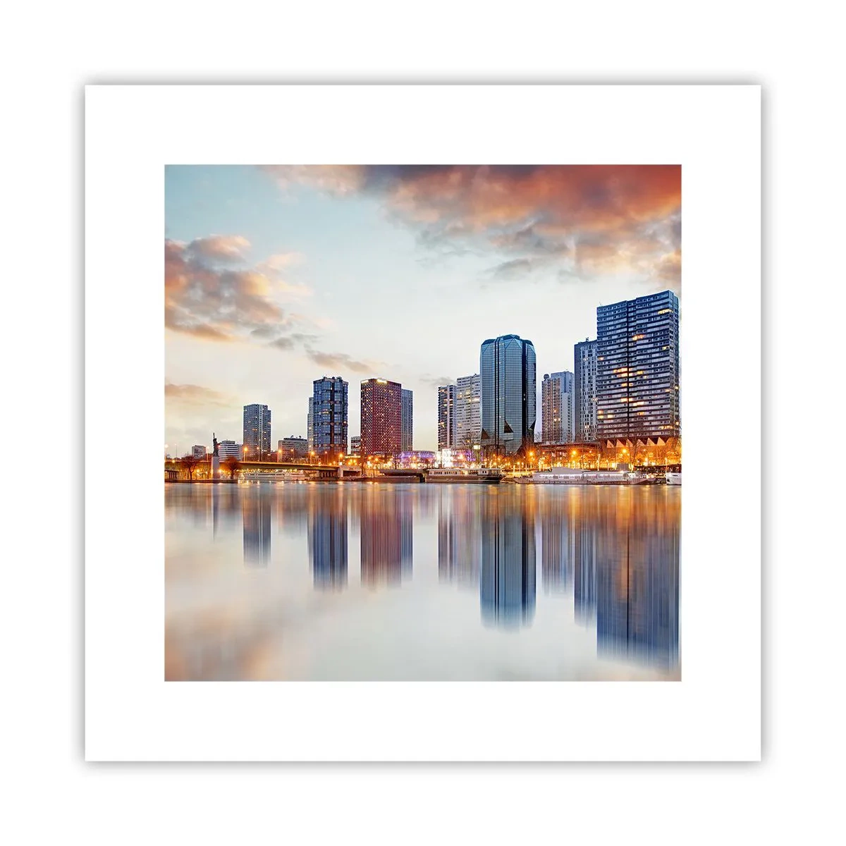 Póster - La calma monumental de París - 30x30 cm