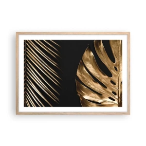 Póster en marco roble claro - Diferente, e igualmente valioso - 70x50 cm