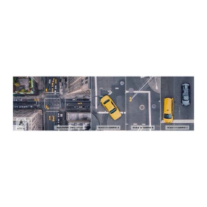 Muestra de fotomural Premium Canvas - Una simple elección - Nueva York, Ciudad, Arquitectura - 100x30 cm