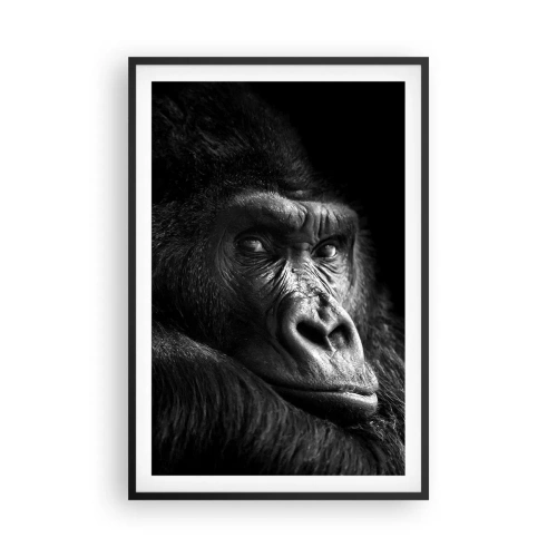 Póster en marco negro - ¿Y qué estás mirando? - 61x91 cm