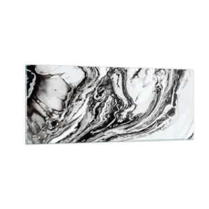 Cuadro sobre vidrio - Impresiones sobre Vidrio - Al principio existía el caos - 100x40 cm
