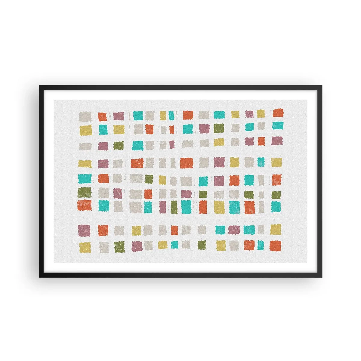 Póster en marco negro - Juego desconocido - 91x61 cm