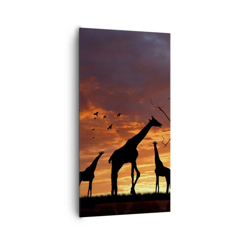 Cuadro sobre lienzo - Impresión de Imagen - Una pequeña cena con tus seres queridos - 65x120 cm