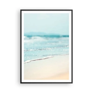 Póster en marco negro - Calor y brisa - 70x100 cm
