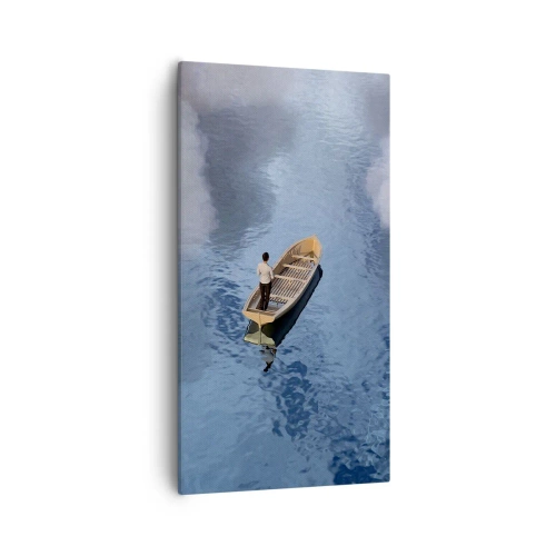 Cuadro sobre lienzo - Impresión de Imagen - La vida - el viaje - lo desconocido - 55x100 cm