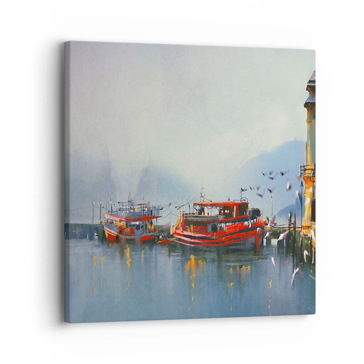 Cuadro sobre lienzo - Impresión de Imagen - En el fin del mundo - 30x30 cm