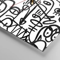 Esfera sin numeración, con rayas