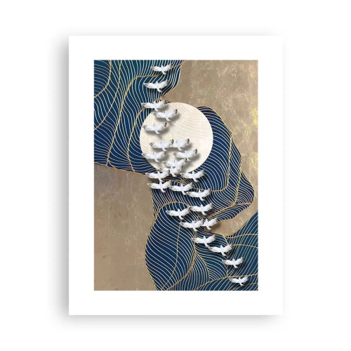 Póster - Libertad en bandada comunidad - 30x40 cm