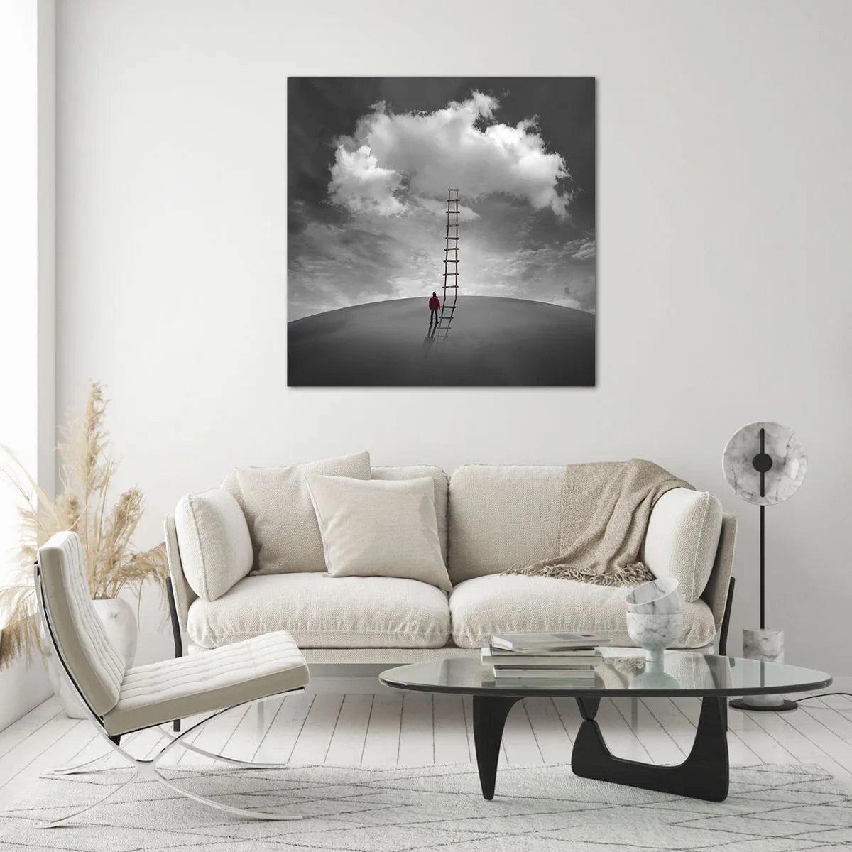 Cuadro sobre vidrio - Impresiones sobre Vidrio - Todo es posible - 70x70 cm