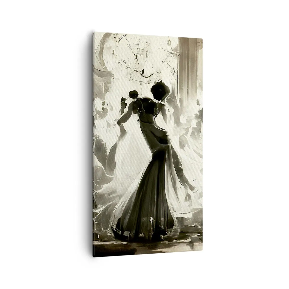 Cuadro sobre lienzo - Impresión de Imagen - Gran mascarada - 55x100 cm