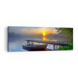 Cuadro sobre lienzo - Impresión de Imagen - Cómo lo ordinario se convierte en mágico - 90x30 cm