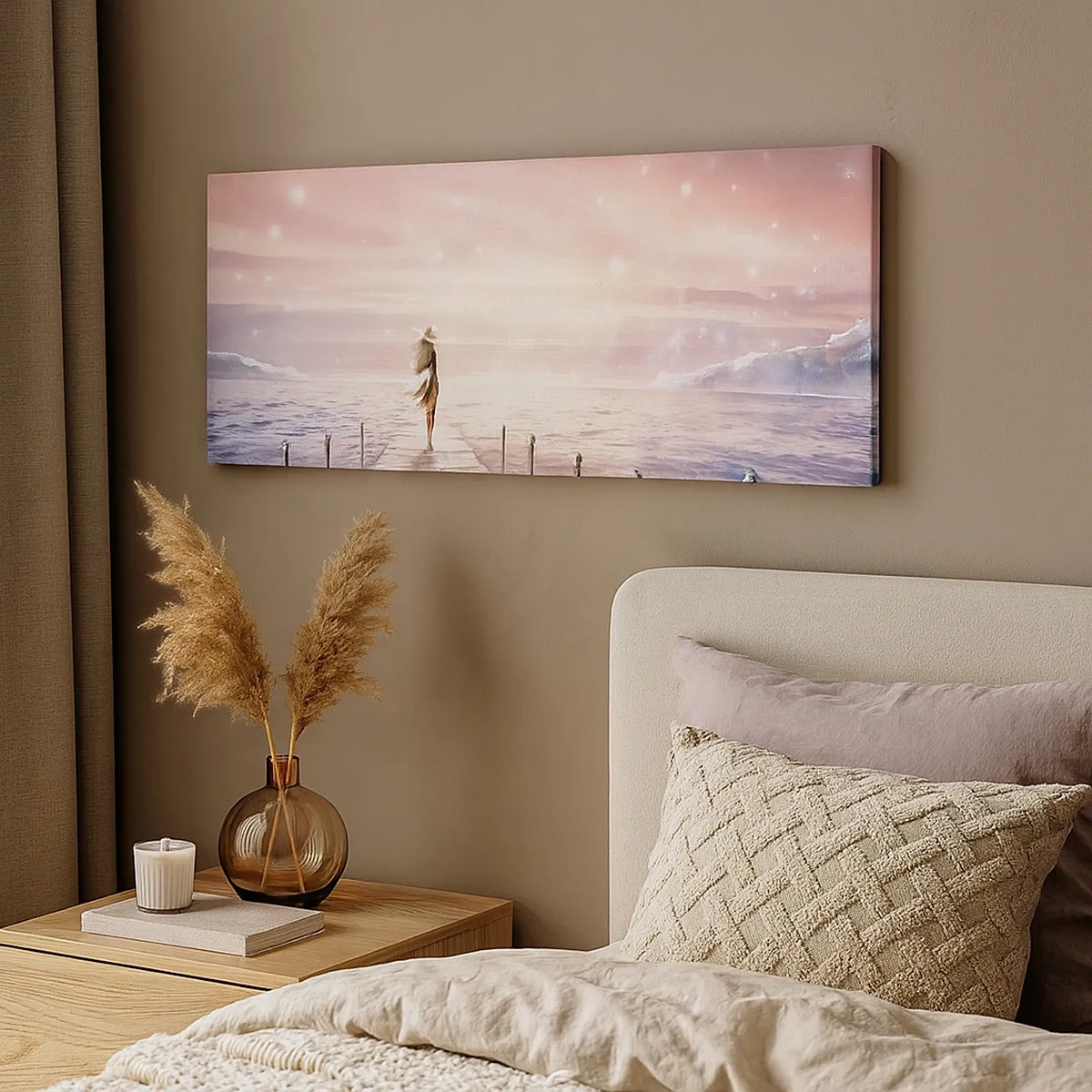 Cuadro sobre lienzo - Impresión de Imagen - A la luz de un sueño - 30x30 cm