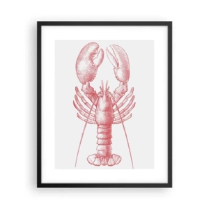 Póster en marco negro - La reina de los fondos rocosos - 40x50 cm