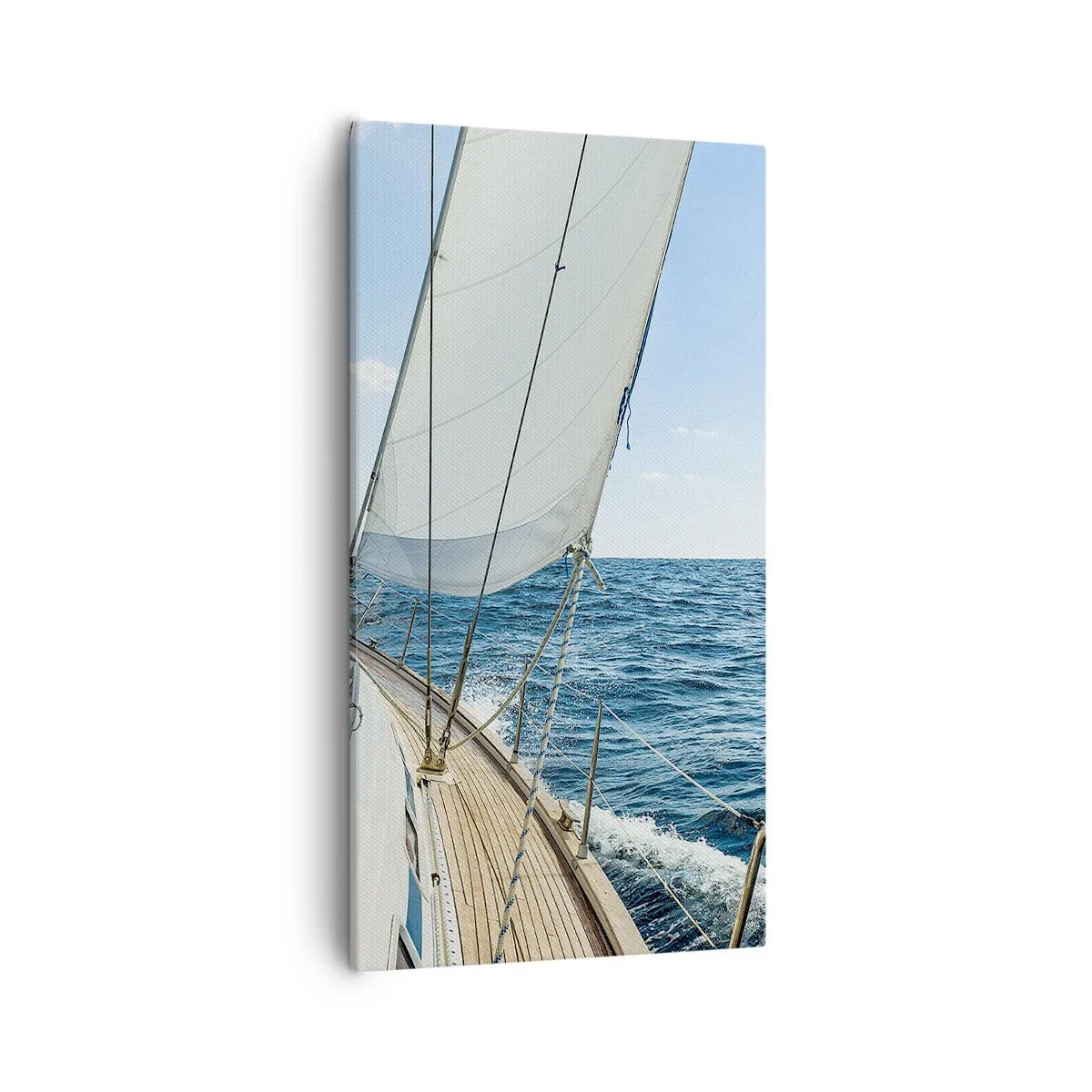 Cuadro sobre lienzo - Impresión de Imagen - Ahoy, a la aventura - 55x100 cm