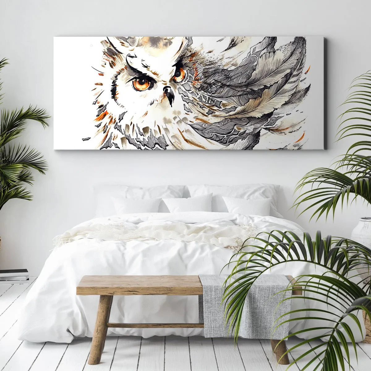 Cuadro sobre lienzo - Impresión de Imagen - Venía de un mundo de magia - 100x40 cm