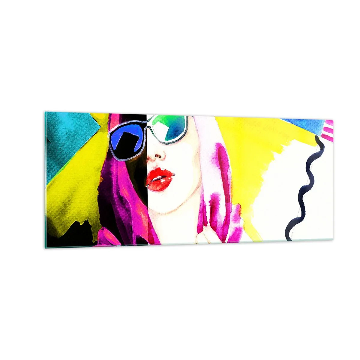 Cuadro sobre vidrio - Impresiones sobre Vidrio - Contrastes - 100x40 cm