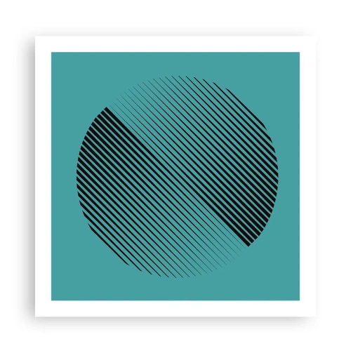 Póster - El círculo: una variación geométrica - 60x60 cm
