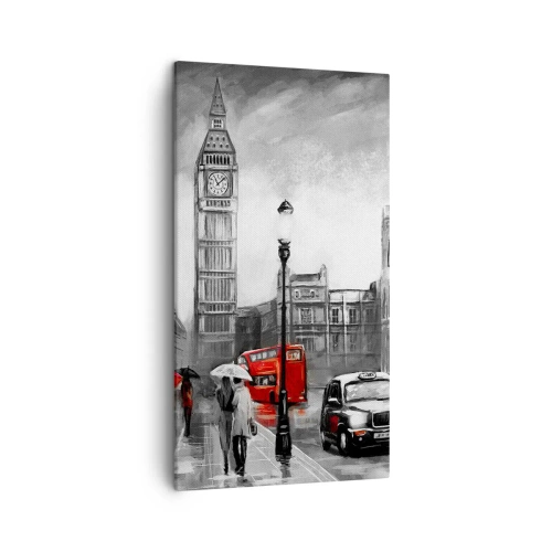Cuadro sobre lienzo - Impresión de Imagen - No tan gris como la pintan - 45x80 cm