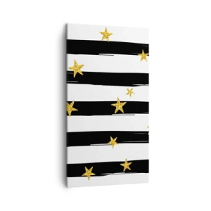 Cuadro sobre lienzo - Impresión de Imagen - Todos hemos nacido bajo una estrella de la suerte - 45x80 cm