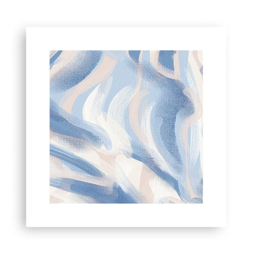 Póster - Ondas azules - 30x30 cm