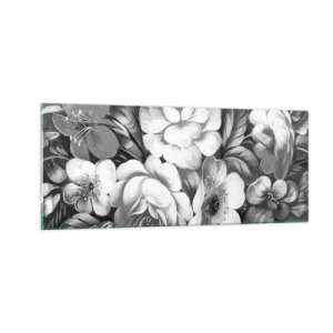 Cuadro sobre vidrio - Impresiones sobre Vidrio - Hermoso incluso en el gris - 100x40 cm