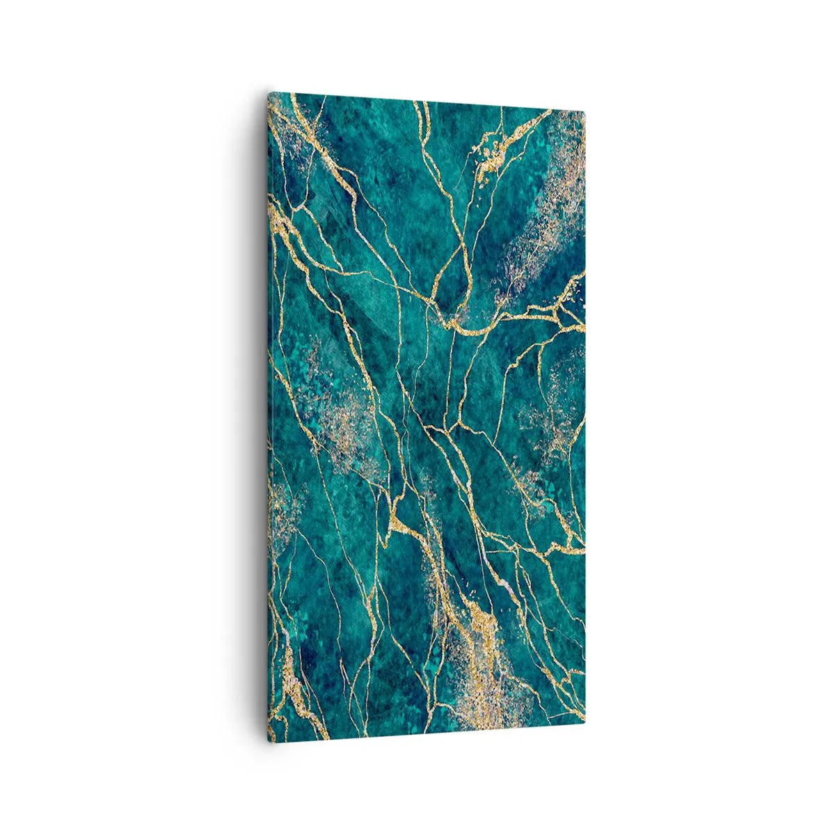 Cuadro sobre lienzo - Impresión de Imagen - Riachuelos de oro - 55x100 cm