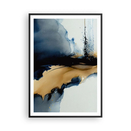 Póster en marco negro - Tras el telón - 70x100 cm