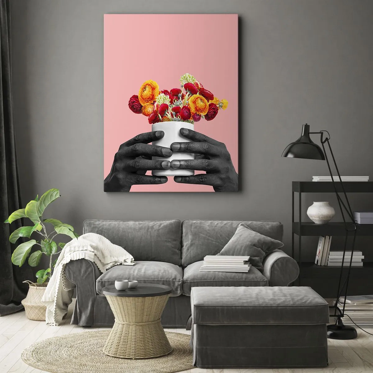 Cuadro sobre lienzo - Impresión de Imagen - La apoteosis de la vida - 45x80 cm