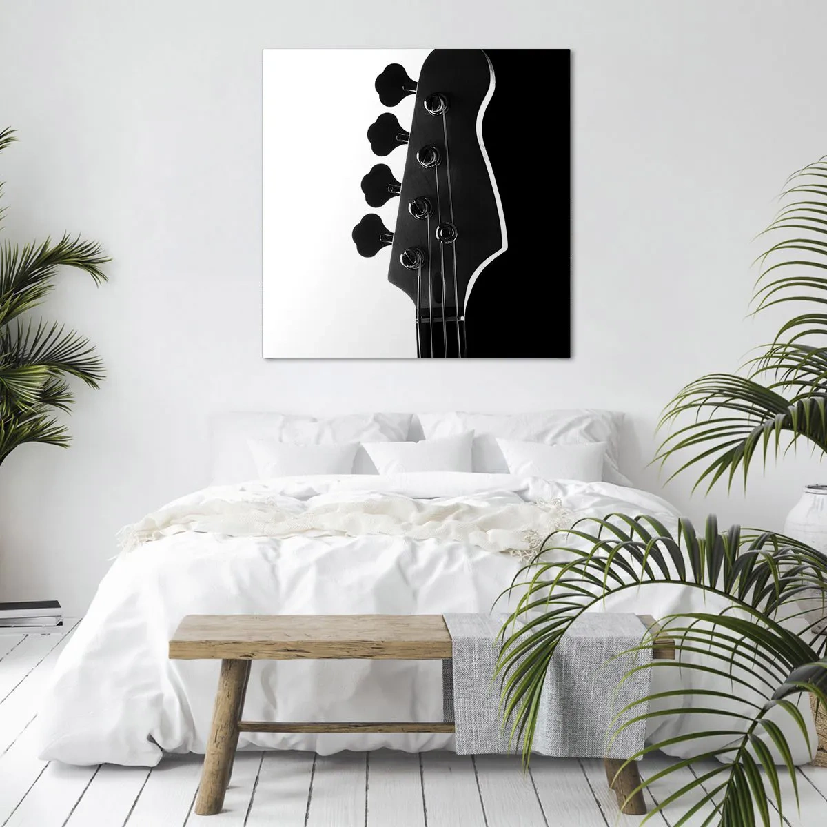 Cuadro sobre lienzo - Impresión de Imagen - Silencio musical - 60x60 cm