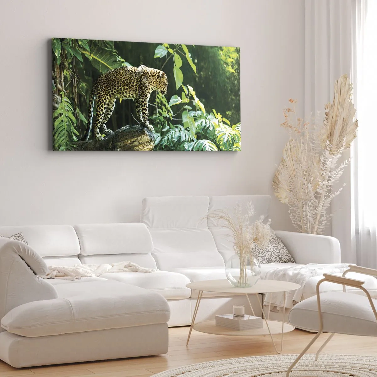 Cuadro sobre lienzo - Impresión de Imagen - ¿A la caza? - 100x40 cm