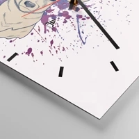 Esfera sin numeración, con rayas