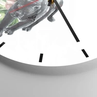 Esfera sin numeración, con rayas