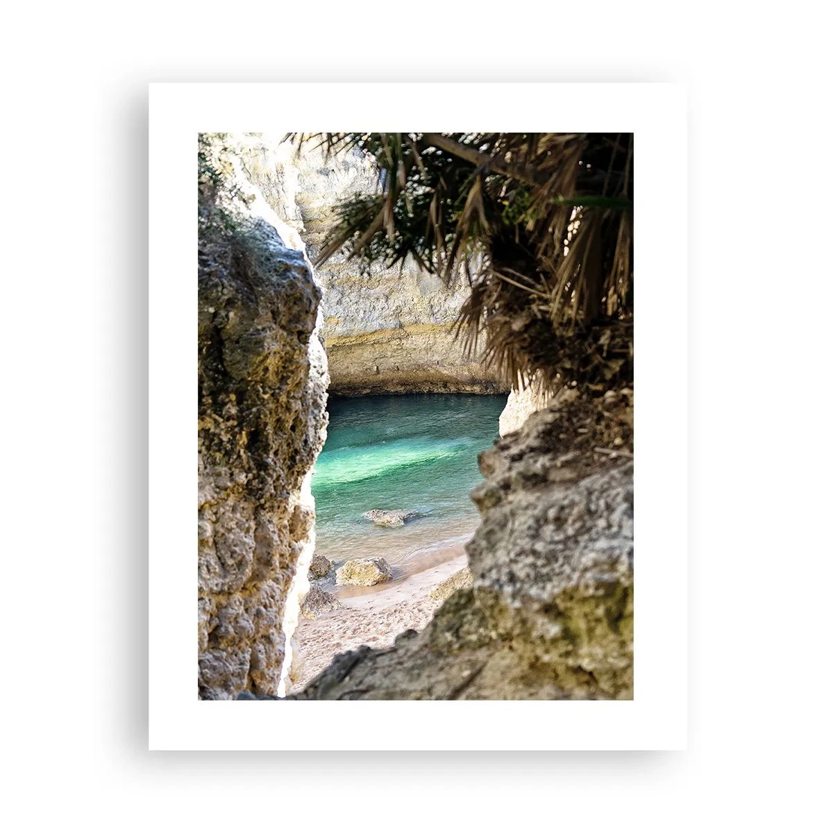 Póster - Bahía turquesa - 40x50 cm